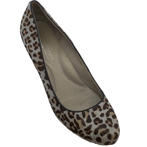 Kenneth Cole Animal Print & Calf Hair Heels - Picture 3 of 11